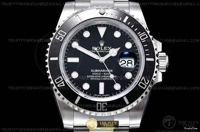 0331 ROLSUB0424A – Submariner 116610LN 904L SS SS Blk KING VS Affordable 1049